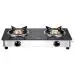 Greenchef Lexus 2 Burner Glass Cooktop, Manual Ignition