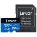 Lexar High-Performance 633x 256 GB Blue Series microSDXC Memory Card with Adapter