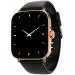 Maxima Max Pro Radiance 4.64 cm (1.83 inch) Ultra HD Display BT Calling, AI Voice Assistant, Metallic Smartwatch (Rose Gold Black Strap, Free Size)