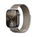 Apple Watch Series 10 GPS + Cellular 46 mm Natural Titanium Case with Natural Milanese Loop - M/L