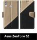 Sbms Asus Zenfone 5Z Black Artificial Leather Shock Proof Flip Cover