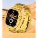 SHOP TRUE CHOICE IS YOURS Smart Watches For Men Ultra Max Gold Edition Latest 8 Series AMOLED 520 * 580 PIXAL with Sports & Health Tracker,GPS, NFC, Wireless Charging And Apple Logo on/Off