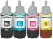 Dubaria Black Plus Tri Color Ink Bottle for Use in Epson L220 Printer 70 ml