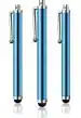 IACCESSORIES Universal Capacitive Stylus Touch Screen Pens - Pack of 3, Compatible With All iPhone, iPad, Tabs, Android Mobile Phones (Aqua)