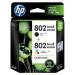 Verena HP 802 2-Pack Small Black/Tri-Color Original Ink Cartridges
