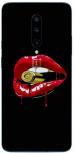 instyler One Plus 7 Pro Matte Vinyl Lips Printed Mobile Skin Sticker with Scratch Resistant Lamination