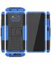 A ACCESSORIES KART Poco X3 Blue Polycarbonate Anti-Scratch Back Cover