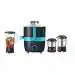 ACTIVA Juicomatic (600 Watts) Juicer Mixer Grinder | 3 Jar | Mixer with 2 year warranty (Black & Blue)
