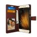 Foso Xiaomi Mi5 Brown Faux Leather Magnetic Back Cover 18.0 x 2.0 x 7 cm