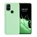 LIRAMARK Liquid Silicone Soft Back Cover Case for OnePlus Nord N10 5G / 1+Nord N10 (Green)