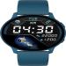 VIKYUVI Vikfit Halo 1.3 inch 240x240, 150 Plus Watch Faces, Spo2, HR, BP, IP68, Inbuilt Games, 30-Day Blue Smart Watch for Men and Women