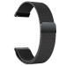 LIDDU Stainless Steel Smart Watch Strap for Crossbeats Orbit, Crossbeats Orbit Apex, Crossbeats Orbit Sports and Crossbeats Ace (Black)