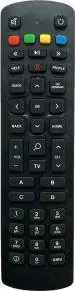 Vnq Remote Controls For All Set Top Box (Black)