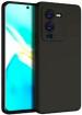 MOZETTE Back Cover for Vivo V25 Pro 5G (Black, Dual Protection, Pack of 1)
