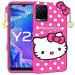 Clickaway Infotech Vivo Y33 T Premium Soft Touch Girls/Women Most Like Favourite Hello Kitty Back Case Cover
