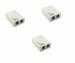 WETEK ADSL/VDSL/APDT Splitter for Landline Telephone and Broadband Modem Box Internet Phone Filter Splitter (Pack of 3, Multi)