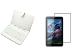 Vizio VIVO X5 L Transparent Tempered Glass Touch Sensitive and Anti Fingerprint Screen Protector Dry and Wet Wipe 8 x 16 cm