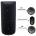 Borneo G-113 Mini Bluetooth Portable Home Speaker Compatible with TV, USB, TF Card and AUX 15 W Bluetooth Speaker BKA1 10 W Bluetooth Speaker (Black, Stereo Channel)