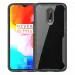 Rakulo Back Cover for OnePlus 6T, Eagle Case Hard PC Back Transparent Shock Proof Rubberized Case (Black)