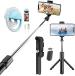 SRIKANTH ENTERPRISES GENTEEL 998 - 188 mm Black Multifunctional and Extendable Selfie Stick with Tripod Stand for Video, DSLRSLR Camera and Mobile