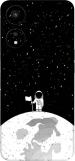 Coverooz Oppo A78 5G Premium Vinyl Mobile Skin (Multicolor Little Astronaut)