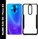 CarryWrap Back Cover for Poco X2, Mi Redmi K30, Mi Redmi K30 5G (Black, Transparent, Shock Proof, Pack of: 1)