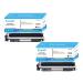 EAIERS 126A Compatible for Hp CE310A Toner Cartridge for HP Color Laserjet Pro 100 MFP M175nw, CP1020, CP1025nw TopShot Laserjet Pro MFP M275 (Black Pack of 2)
