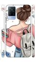 YAPZONE | College Girl | Designer Printed Hard Back Cover for Vivo V21 5G Premium & Attractive Case for Your Smartphone