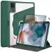 ProElite Cover for Redmi Pad Cover Case, 360 Degree Rotatable Smart Flip Case Cover for Redmi Pad 10.6 inch Transparent Back with Pencil Holder, Dark Green