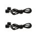 Brain Freezer Black Silicone Anti-Lost Magnetic Strap Cable String for Wireless Airpodss 1 (Pack of 2)