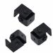 MYL Metal Speaker Wall Mount Stand for 4 mm, 5 mm and 6.35 mm Thread Hole or Keyhole Speakers (Black)