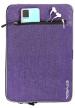 Stysol Purple Denim 14-15 Inch Laptop Sleeve Case Cover With Charger Pouch For Macbook Pro Stream Hp Pavilion14, Lenovo Yoga 910 920 C930, Lenovo Flex 14