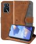Autofocus Faux Leather Back Case Flip Cover for Oppo A16 with ID Card Slot | Foldable Stand | 2 Card Slot | 1 Cash Slot | Magnetic Closure - Executive Brown, 21128