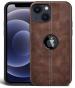 Excelsior Premium PU Leather Back case Cover with 360 Degree Full Body Protection | Shockproof Compatible with Apple iPhone 13 (Coffee)