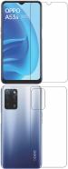 Gs Smart Front And Back Tempered Glass For Oppo A53S 5G, Cph2321, A53S 5G (Pack Of 2)