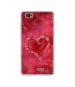 Casotec Heart DesignPrinted Silicon Soft TPU Back Case Cover for Lava V2s