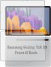 GANGTOK HUB Front And Back Tempered Glass For A Samsung Tab S7 (Pack Of 2)