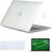 iFyx Compatible with MacBook Retina 12 inch A1534 Case Cover 2017-2015 Release Protective Plastic Hard Shell Case Cover + Keyguard Skin + Screen Guard (Crystal Clear)