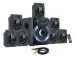 Tronica Black Cowin Series 7.1 Channel Bluetooth Home Theatre System