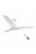 Havells Stealth Air The Most Silent BLDC 1200mm 3 Blade Ceiling Fan, Pearl White.