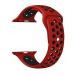 RUPELIK (Nike Button 44mm Strap Red(Dot Black) Soft Silicone iWatch Strap Series 7,6,5,4,3,2,1/SE Compatible For Strap 44mm/42mm/45mm Smart Watch Strap Red(Dot Black)