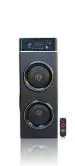 Mintronics Mi-888 Royal 85W Tower Speaker 18 Inch Height 6.5 Subwoofer 10Mm Wooden Heavy Cabinet Mic Supportable Bluetooth Usb With Remote Control, Black