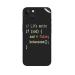 GADGETSWRAP Printed Vinyl Skin Sticker for Apple iPhone 14 - Life Motto
