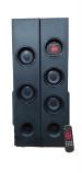 Mintronics Do-Zat Hi-Fi Multimedia Home Dj Double Tower 24 Inch Height With 5.25 Subwoofer Bluetooth, Black