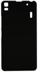 Multronics Black Rubber Back Cover Compatible With Lenovo A7000