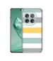 Casotec Line Texture Printed Silicon Soft TPU Back Case Cover for OnePlus 12R 5G