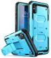 i-Blason Armorbox iPhone Xs Max Blue Kickstand, Holster Front And Back Cover