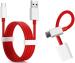 Mifkrt Red, White Otg Adapter Accessory Combo For Oneplus 3, Oneplus 5, Oneplus 7, Oneplus Wireless Bullets, Oneplus 5T, Oneplus 3T, Oneplus 7 Pro