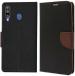 AUTOCASE Vivo Y11 Model 1906 Brown Rubber and Cloth Shock Proof Mobile Back Cover