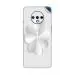 GADGETSWRAP Printed Vinyl Skin Sticker for Oneplus 8 - silver lucky four leaf clover